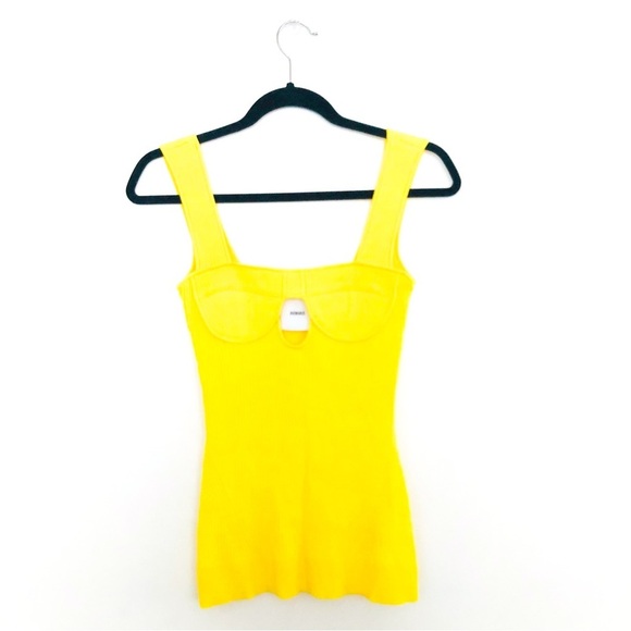 AKNVAS Fezco Rib Knit Tank Yellow Size Small NWT - Picture 6 of 11